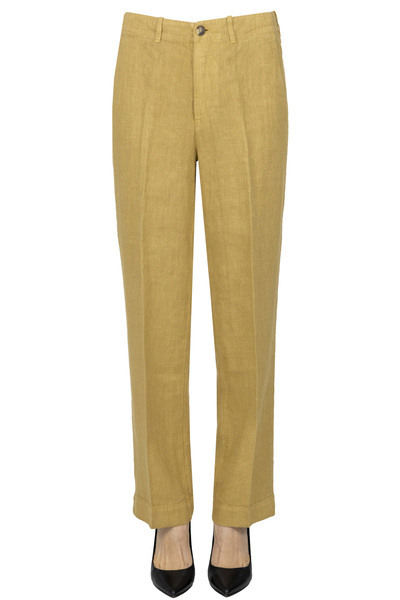  Kiltie Pantaloni In Lino 