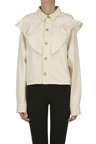  Ulla Johnson Giubbotto The Mathilde In Denim 