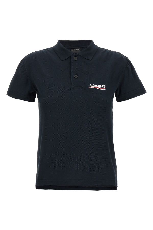  Balenciaga Polo Ricamo Logo 