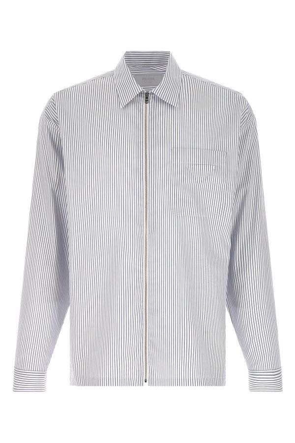  Prada Camicia Righe Zip 