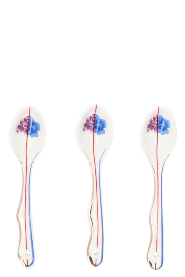 Seletti Set 3 Cucchiaini Caffè 'hybrid Armilla' Seletti X 