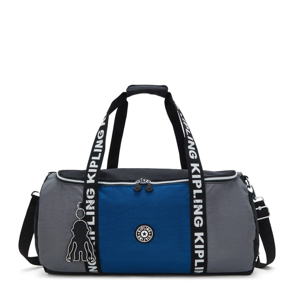  Kipling Piccolo Borsone Per Il Fine Settimana Con Scomparto Per Scarpe Blu 56% Recycled Polyamide, 44% Polyamide 