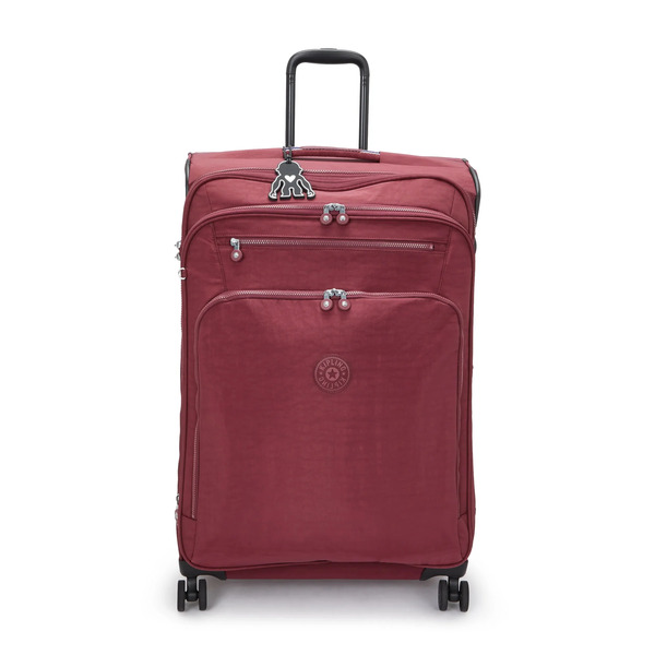  Kipling Valigetta Grande, Espandibile, Con Ruote E Manico Estraibile Rosso 56% Recycled Polyamide, 44% Polyamide 