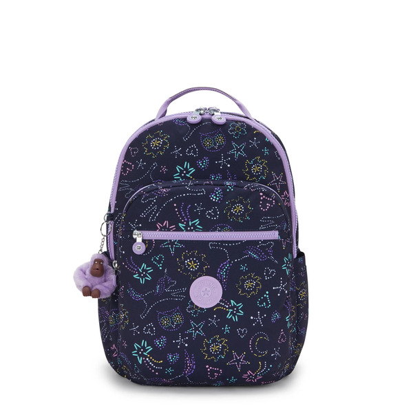  Kipling Zaino Grande Con Scomparto Per Laptop Separato Nero/blu/rosa/viola/bianco 100% Recycled Polyester 
