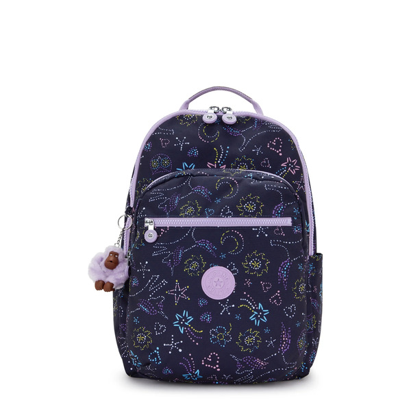 Kipling Zaino Grande Con Scomparto Separato Per Laptop Nero/blu/rosa/viola/bianco 100% Recycled Polyester 