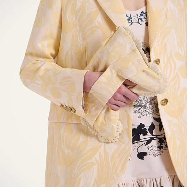  La Doublej Bags & Pochettes Women - Hand Pochette Iris Yellow One Size 64% Cotton 36% Recycled Polyester 