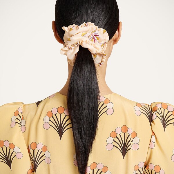  La Doublej Hair Accessories Women - Scrunchie Set Mixed Prints One Size 66% Silk 33% Cotton 1% Elastan 