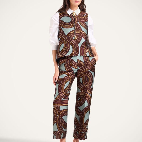  La Doublej Shorts & Pants Women - Hendrix Pants Montecarlo Dusty Blue M 57% Polyester 33% Recycled Polyester 10% Viscose 