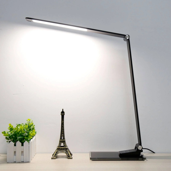  Aluminor Aluminor Lampada Da Scrivania A Led Starglass Con Base In Vetro 