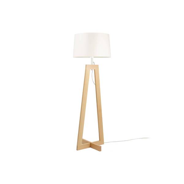  Aluminor Aluminor Sacha Ls Mini Piantana, Legno E Tessuto 
