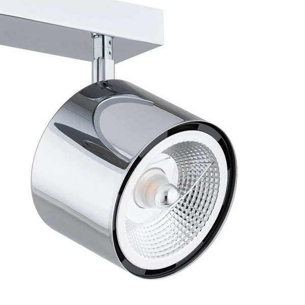  Argon Argon Faretto Da Soffitto Chloe, Orientabile, 2 Luci, Acciaio Cromato 
