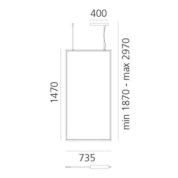 Artemide Artemide Discovery Rectangular App Nero Cct 