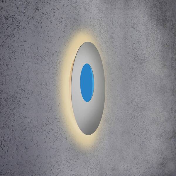  Escale Escale Blade Open Applique Led Rgb+w Argento ø59cm 