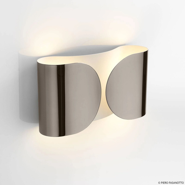 Flos Flos Applique Foglio, Nero-nichel 