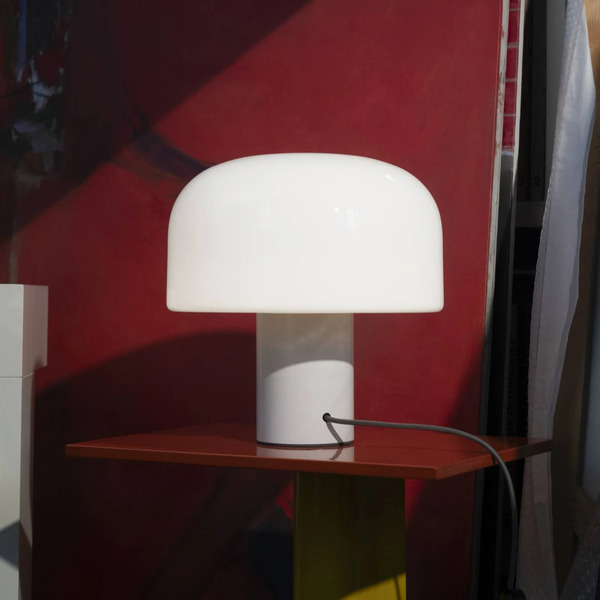  Flos Flos Bellhop Glass T Lampada Da Tavolo, Bianco, Altezza 34 Cm, Dimmerabile 