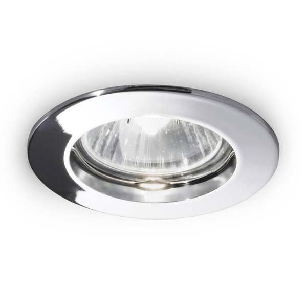  Ideal Lux Ideal Lux Lampada Da Incasso Jazz, Tonda, Gu10, Cromo 