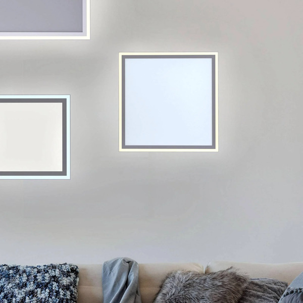  Just Light. Gmbh Just Light. Gmbh Plafoniera Led Edging, Tunable White, 46x46 Cm 