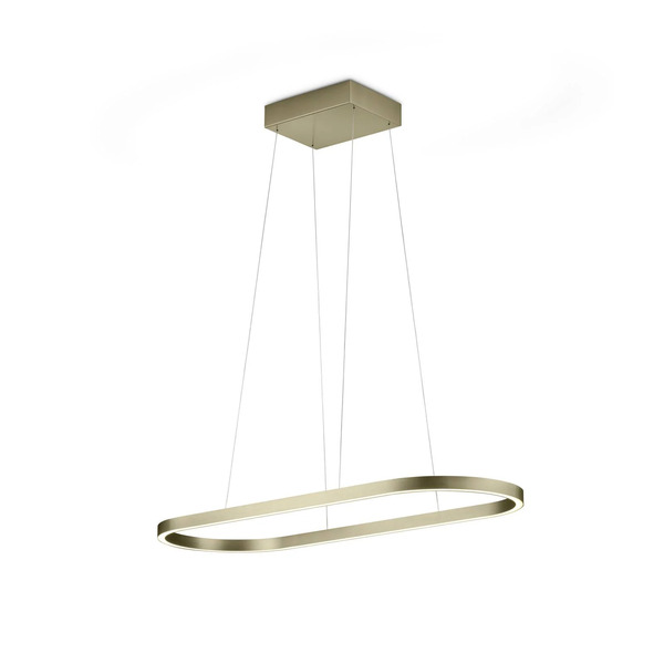  Knapstein Knapstein Lampada Led A Sospensione Elin, Bronzo, Controllo Gestuale 