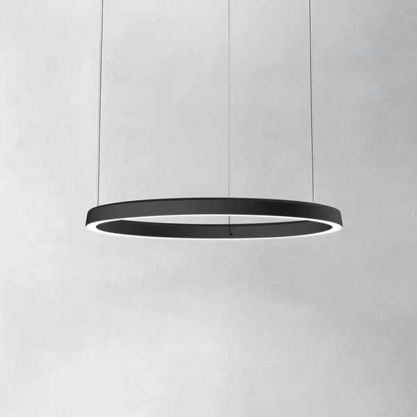  Luceplan Luceplan Compendium Circle 72cm, Nero 