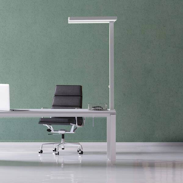  Maul Lampada Da Tavolo Led Mauljaval, Bianca, 120 Cm, Dimmerabile, Base A Morsetto 