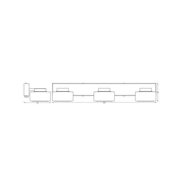  Osram Appliance A Led Osram Orbis Flame, Nera, A 3 Luci, Cct Ip44 