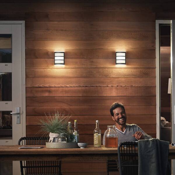  Philips Philips Applique Da Esterno A Led Python Ue, Grigio 
