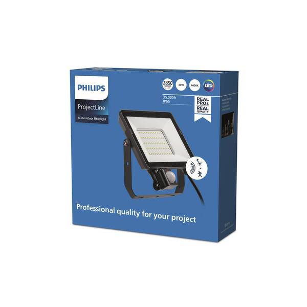  Philips Philips Projectline, Faretto Da Esterno Sensor 4000k 30w 