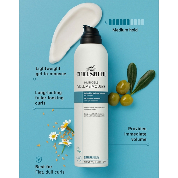  Curlsmith Curlsmith Invincible Volume Mousse 200ml 
