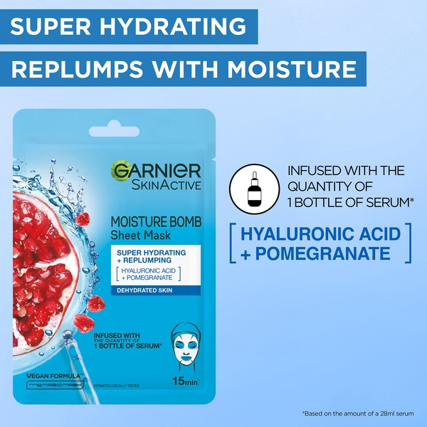 Garnier Garnier Micellar Water Sensitive Skin And Hydrating Face Sheet Mask For Dehydrated Skin Kit Exclusive 