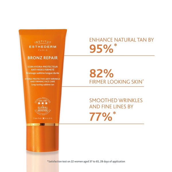  Institut Esthederm Institut Esthederm Bronz Repair Wrinkles' Smoothing And Firming Uva/uvb Face Cream With Strong Sun Protection 50ml 