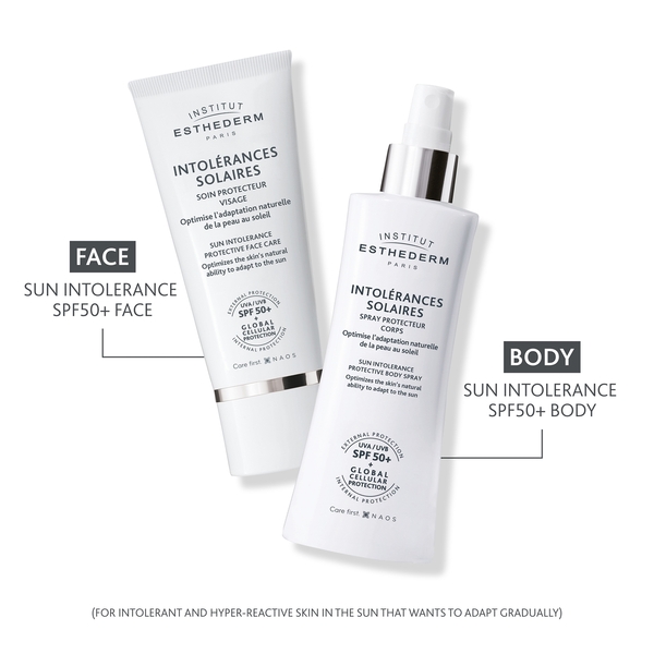  Institut Esthederm Institut Esthederm Sun Intolerance Crema Solare Protettiva Spray Per Il Corpo Per Pelle Reattiva Al Sole Spf 50+ 150 Ml 