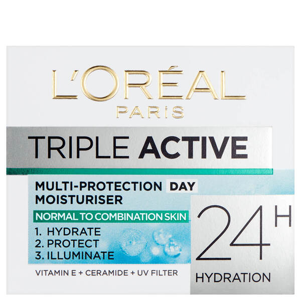  L'oréal Paris L'oréal Paris Dermo Expertise Multi-protection Tripla Attiva Crema Idratante Giorno - Pelle Normale / Mista 50 Ml 
