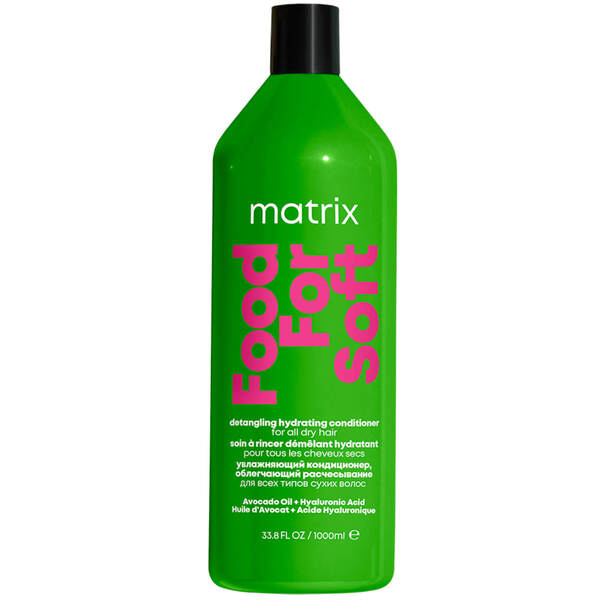  Matrix Matrix Food For Soft Hydrating 1000ml Shampoo And Conditioner With Avocado Oil And Hyaluronic Acid For Dry Hair Duo 