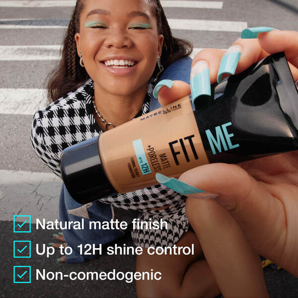  Maybelline Maybelline Fit Me! Matte And Poreless Fondotinta Liquido Opacizzante 30 Ml (varie Tonalità) - 320 Natural Tan 