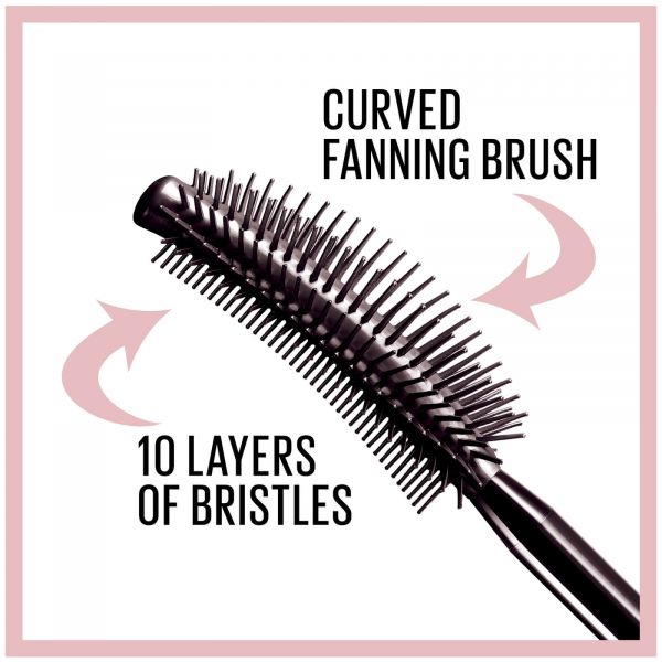  Maybelline Maybelline Lash Sensational Volumising And Thickening Eyelash Lengthening Mascara - 01 Very Black (pack Of 4) 