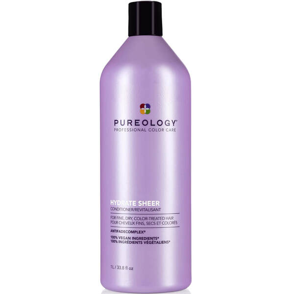  Pureology Pureology Hydrate Sheer Shampoo And Conditioner Supersize Bundle For Fine, Dry Hair, Sulphate Free For A Gentle Cleanse 