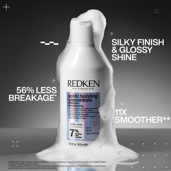  Redken Redken Acidic Bonding Concentrate Bond Repair Shampoo Detergente Delicato Senza Solfati Formato Maxi 300 Ml 