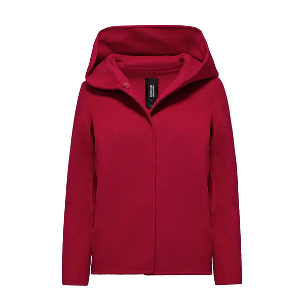  Bomboogie Giacca Con Cappuccio Bi-materiale Donna 