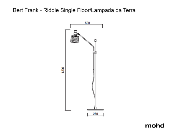  Riddle Single Lampada Da Terra 