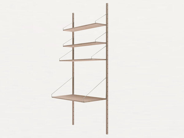  Shelf Library Desk - Libreria 