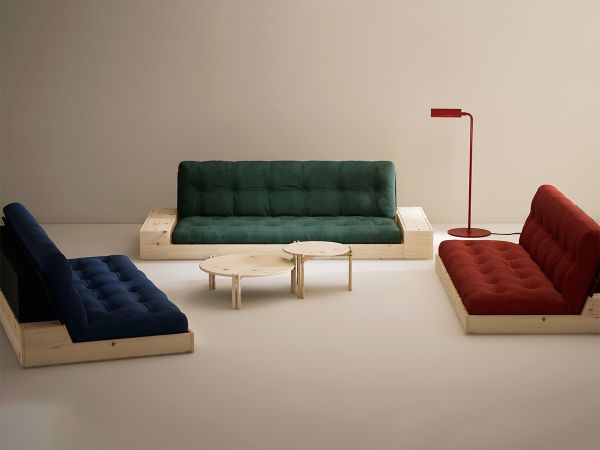  Base Divano Letto - Ruby Red 