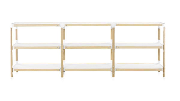  Steelwood Shelving System Collection - Libreria 