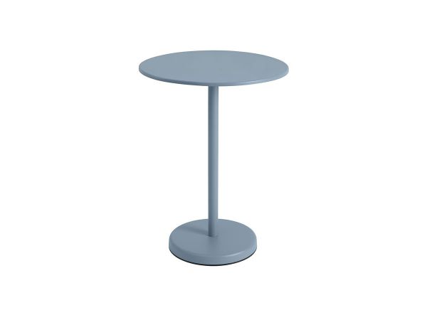 Linear Steel Tavolo Bistrot Rotondo H. 95 Cm - Outdoor 