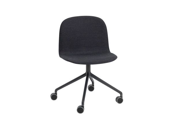  Visu Wide Sedia Base Girevole Con Rotelle - Remix 183/black 