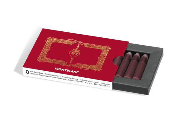  Montblanc - Cartucce Di Inchiostro, Meisterstück Romeo E Giulietta, Verona Red - Rosso - Mb136806 - Inchiostro In Cartucce 