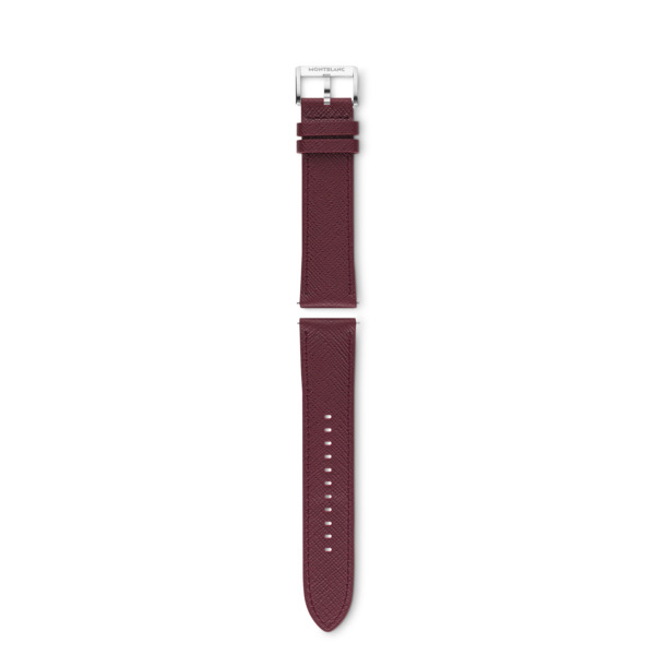  Montblanc - Cinturino Per Orologio Da 22 Mm Con Fibbia Ad Ardiglione In Pelle Sartorial - Pelle Di Vitello - Mb131810 - Cinghie Smart 