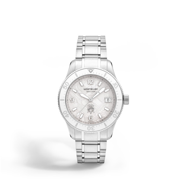  Montblanc - Montblanc Iced Sea Automatic Date 0 Oxygen - Bianco - Acciaio - Ceramica - Mb134024 - Orologio 
