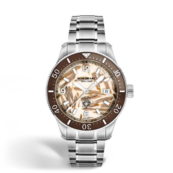  Montblanc - Montblanc Iced Sea Automatic Date 0 Oxygen Edizione Limitata - 700 Esemplari - Acciaio - Ceramica - Mb137211 - Orologio 