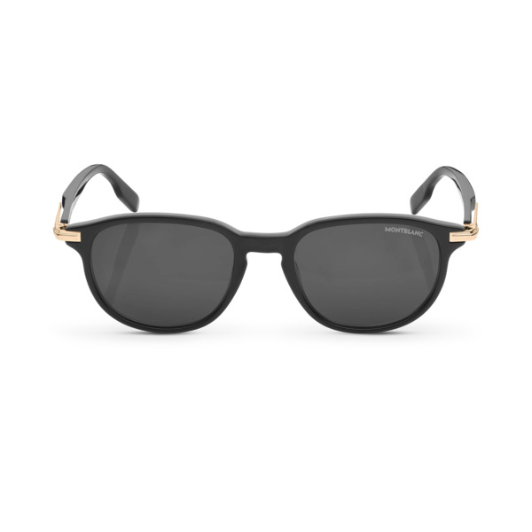  Montblanc - Occhiali Da Sole Quadrati Con Montatura In Acetato Nero - Nero - Acetato - Mb131311 - Occhiali Da Sole 