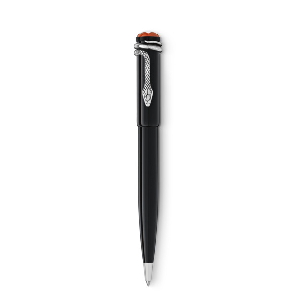  Montblanc - Penna A Sfera Montblanc Heritage Rouge Et Noir Edizione Speciale - Nero - Pregiata Lacca - Mb132110 - Penne A Sfera 